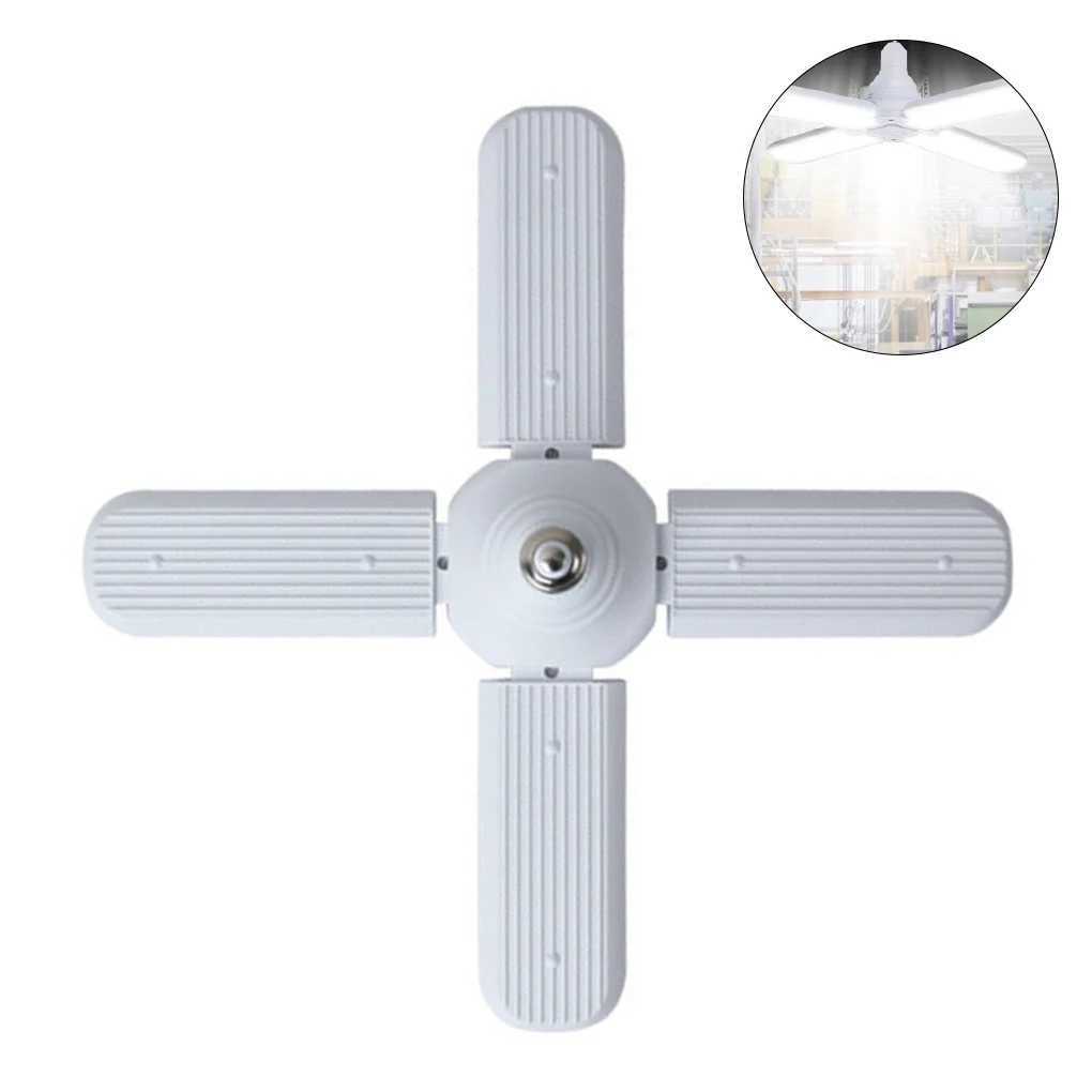 

Bright LED Garage Ceiling Lamp Bay Light Screw Socket Workshop Warehouse Barn Indoor Lighting Accessories 60W 6500K