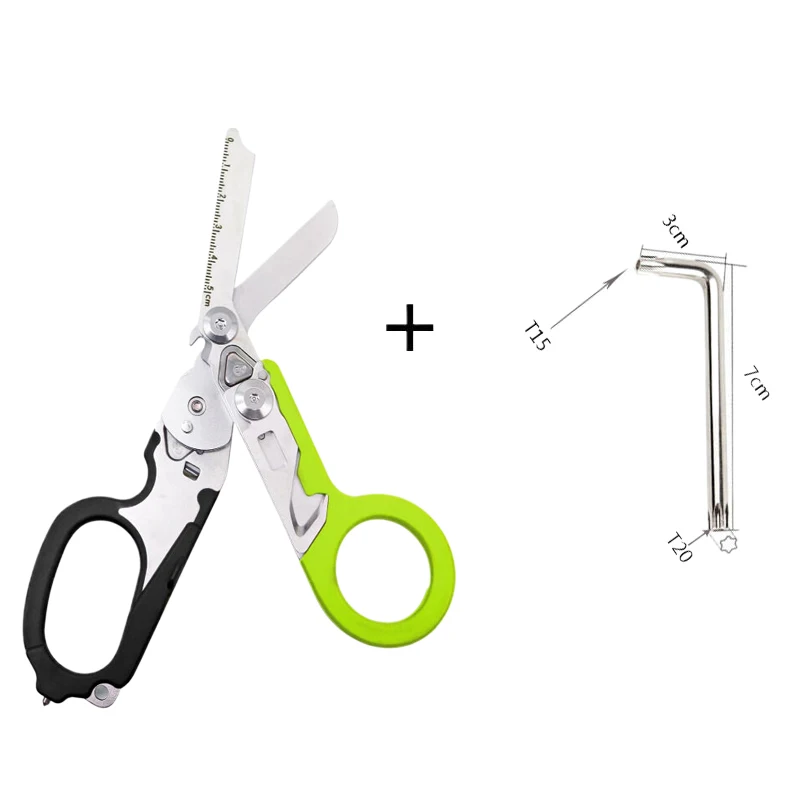 

Тактические медицинские ножницы, аварийно-спасательные ножницы, аптечка, ножницы Raptor, складные плоскогубцы, инструмент для выживания на открытом воздухе, EDC, снаряжение