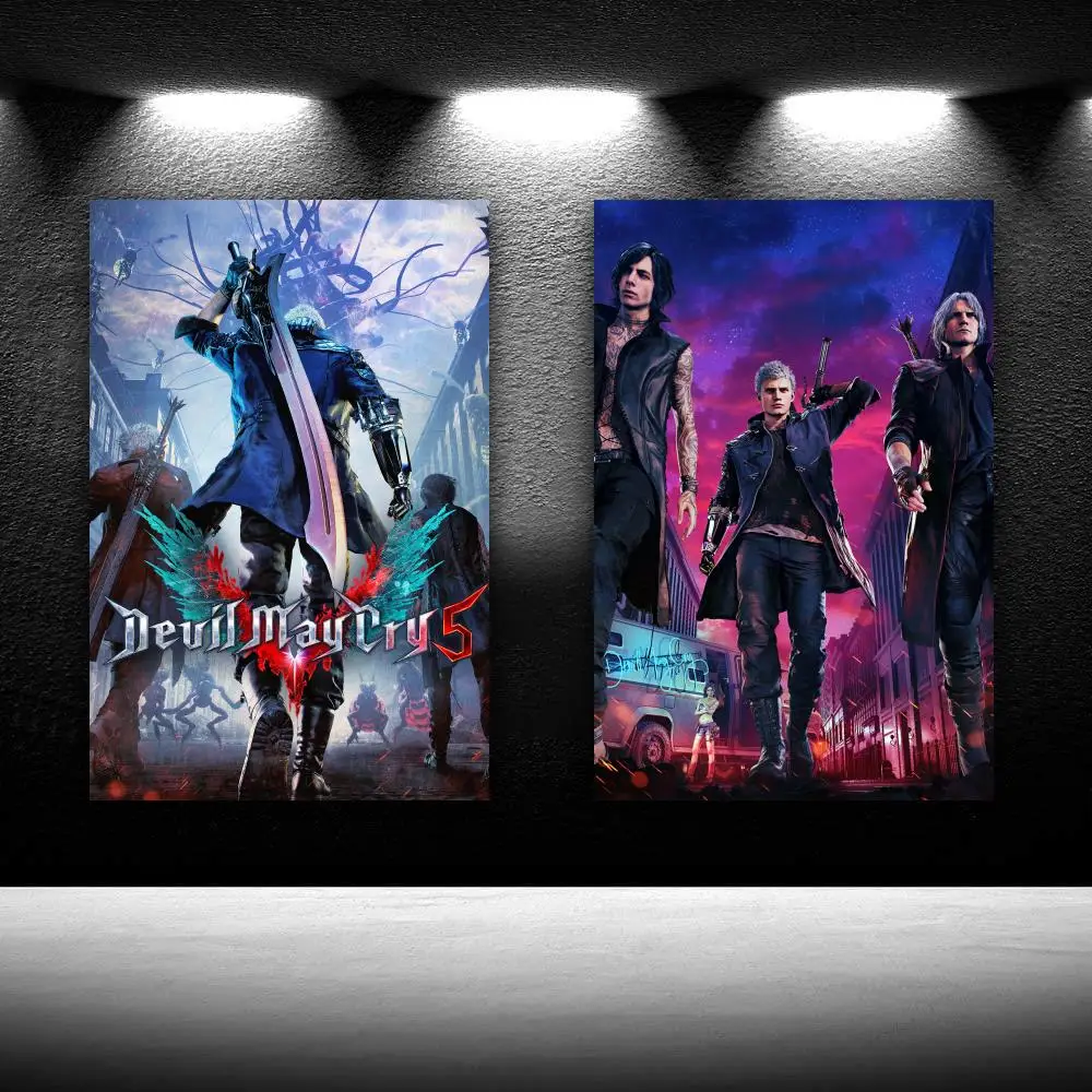 

Japanese Anime Game Devil Mural Decorative HD Painting Canvas Print Wall Art Living Room Posters Teen Bedroom Wall Decoration