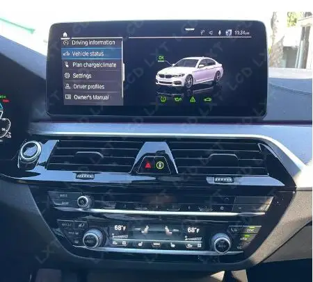 Панель ЖК-дисплея для BMW новой серии 5 G30 G38 G31 G32 M5 F90 CID 12 3 дюйма система ID7 MGU G3X-2020 Navig