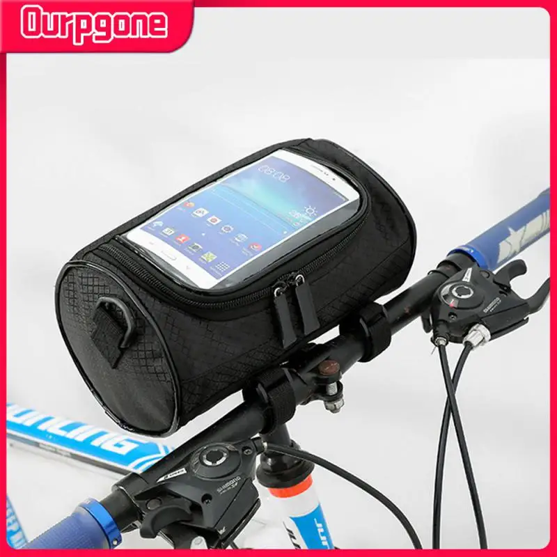 

Велосипедная сумка на голову, сумка для сенсорного экрана, фотооборудование, первая Фотосумка для автомобиля, передняя сумка для хранения, руль для горного велосипеда