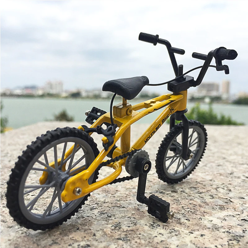 Finger BMX Bikes Toys Bicycle Novelty Gag Kids Gifts Mini Assembly Bike Model |