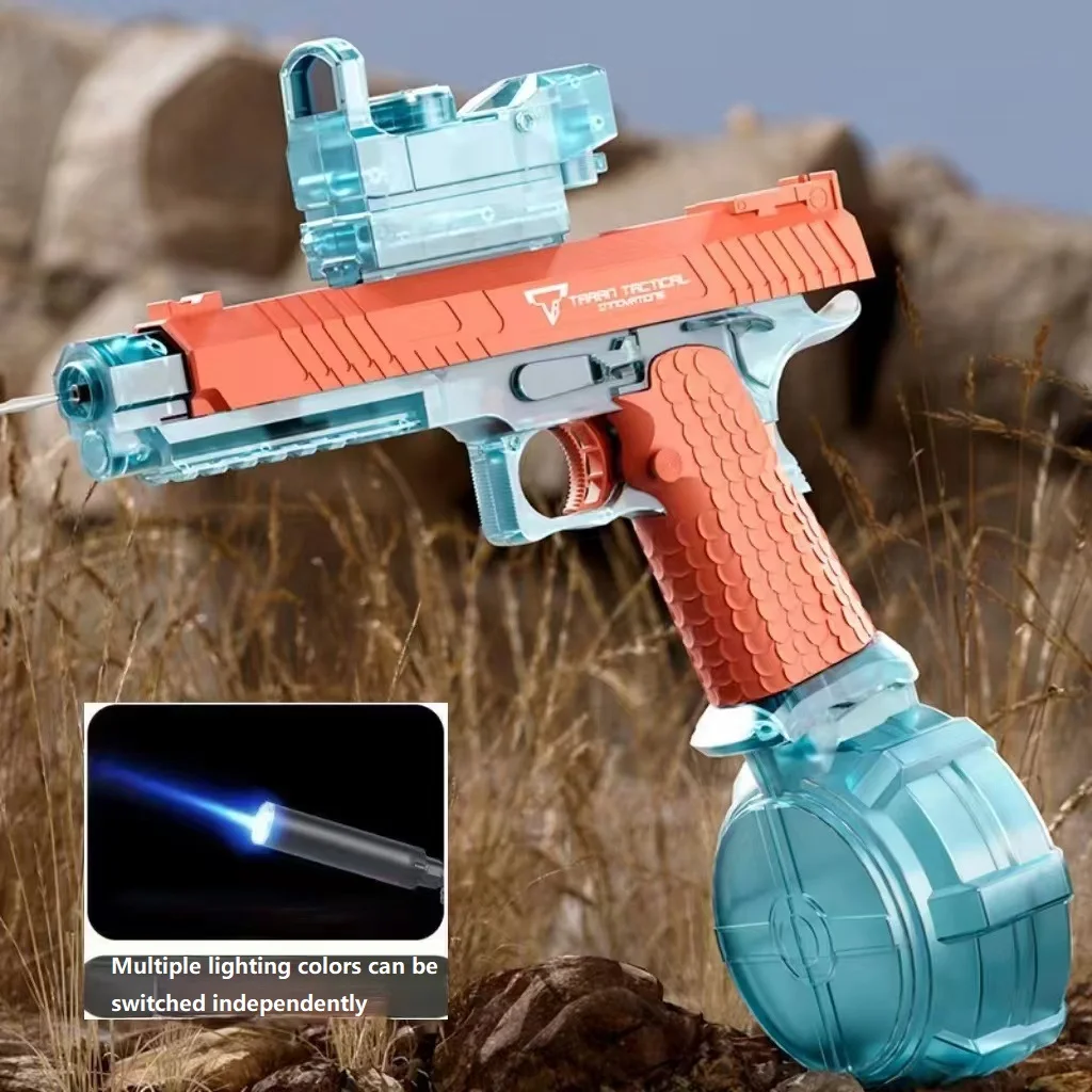 Новый водяной пистолет с особым эффектом Автоматический прозрачной оболочкой