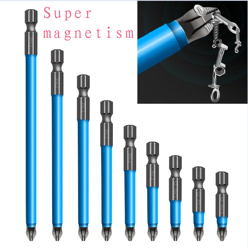 25-150mm Magnetic Special Slotted Cross Screwdriver Bit For Electrician FPH2 For Socket Switch Hand Tools bit set milwaukee