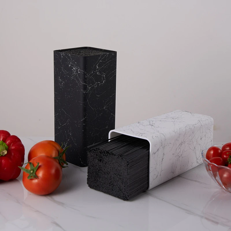 Пластиковый держатель для ножей кухонная Подставка хранения с бесплатной