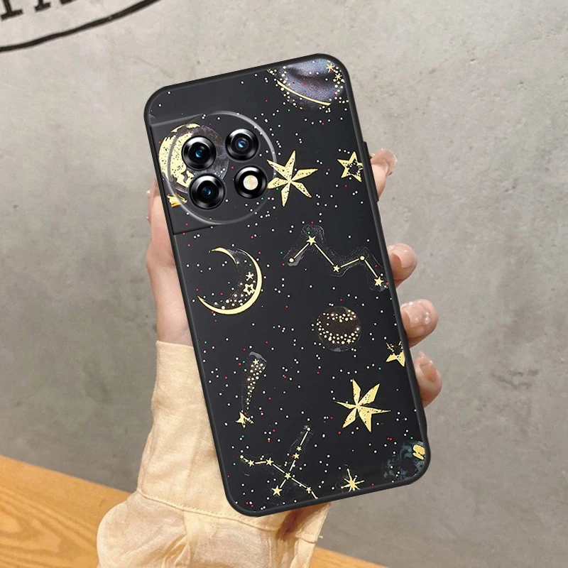 Фото Чехол с астрологическим дизайном «Солнца, Луны, Облака» для OnePlus 8 9 10 Pro 15 13 12 11 13T 13R 12R 10T 8T Nord CE 5 2 3 4 Lite N20 N30 №3