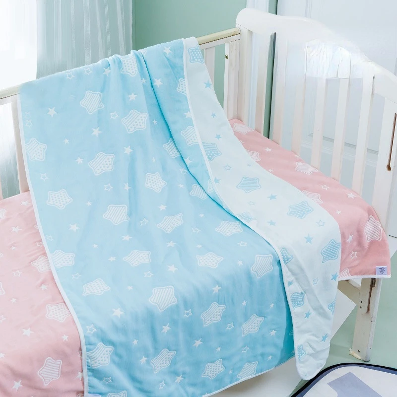 Сетчатое одеяло для детской кроватки שללиз чистого хлопка дышащие мягкие зимние