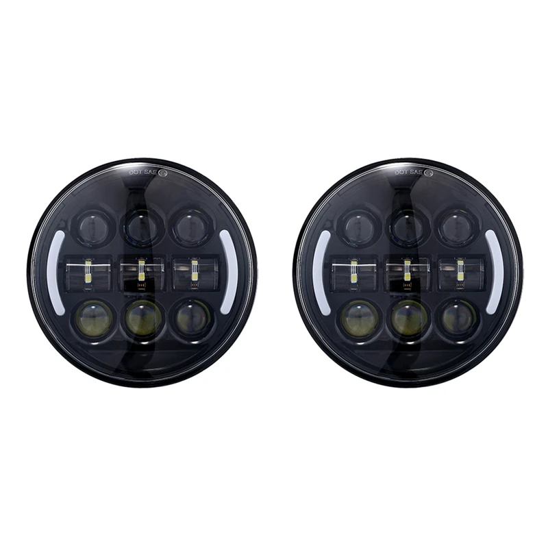 Лампа для мотоцикла 2 шт. 45 Вт 5 75 дюйма