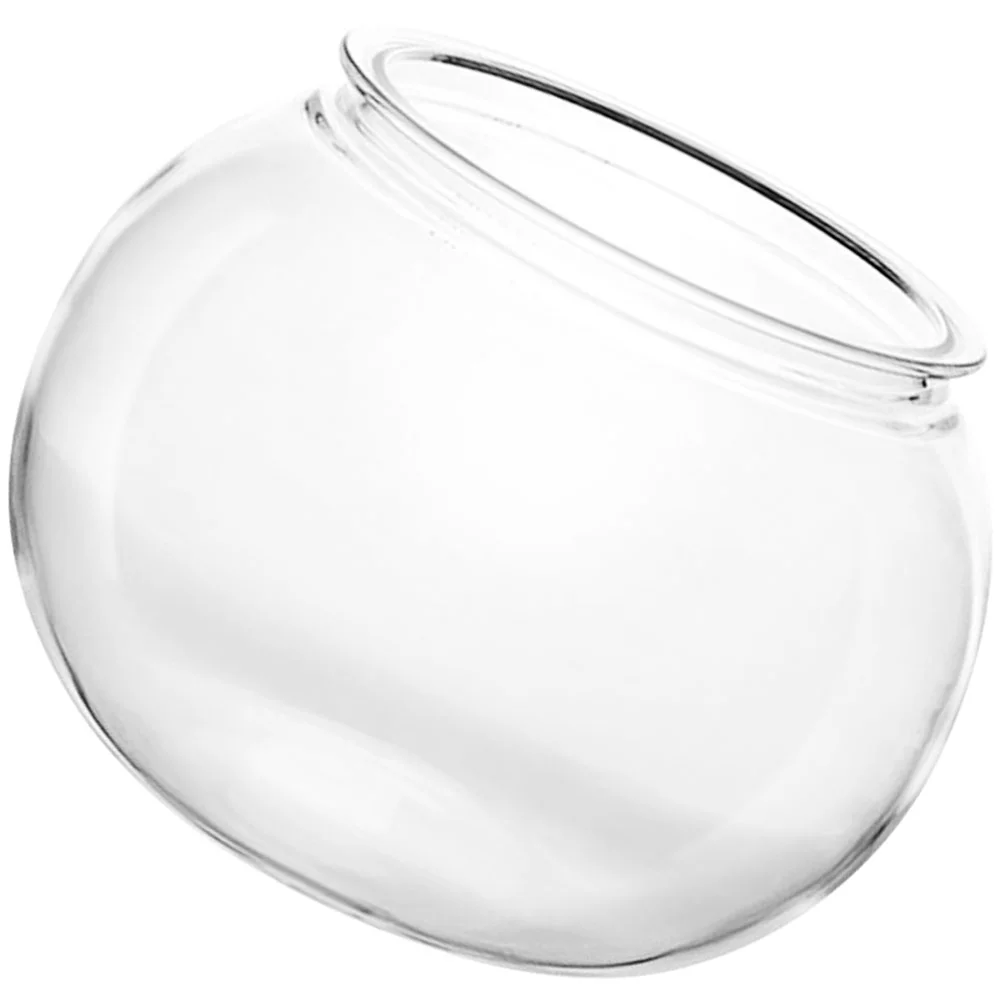

Tank Bowl Betta Plastic Aquarium Terrarium Bowls Pot Portable Hydroponic Bubble Clear Transparent Globe Flower Planter Round