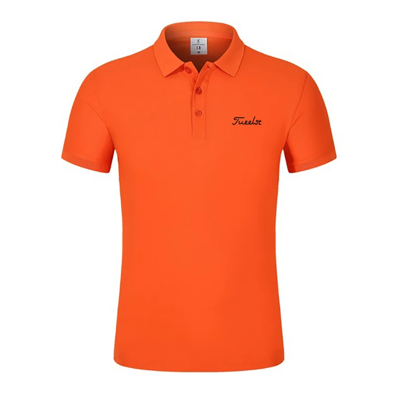 Golf Shirts for Men Summer New Men Polos Business Men Short Sleeve Tops Casual Lapel Golf Clothing Breathable Men Polo Shirt