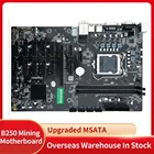 Лидер продаж, материнская плата B250 BTC для майнинга, 12 PCI-E16X, видеокарта LGA1151 DDR4, интерфейс SATA3.0, поддержка VGA DVI для майнинга, новинка