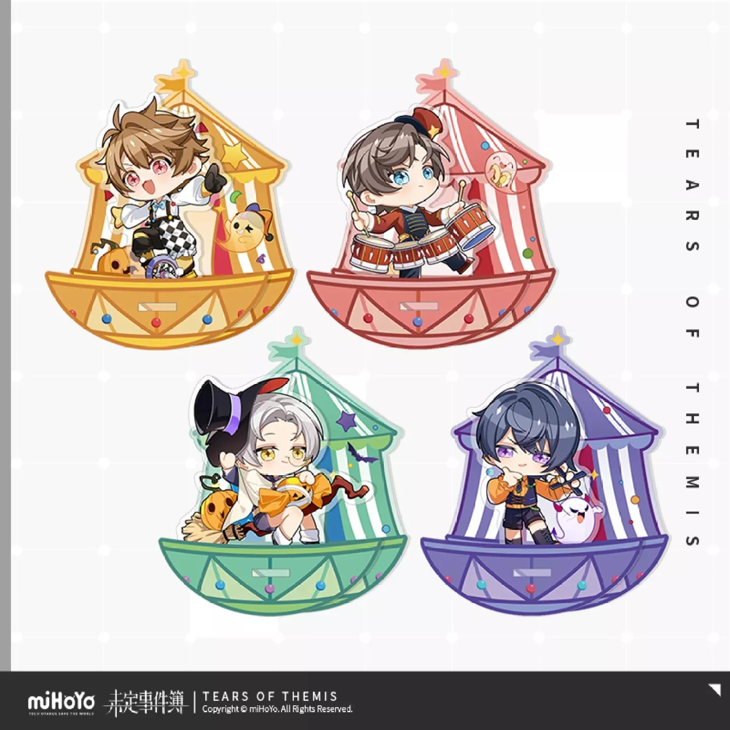 

Love Game Tears of Themis Cosplay Accessories Marius Vilhelm Artem Xiayan Pumpkin Adventure Happy Shake Ornament Acrylic Stand