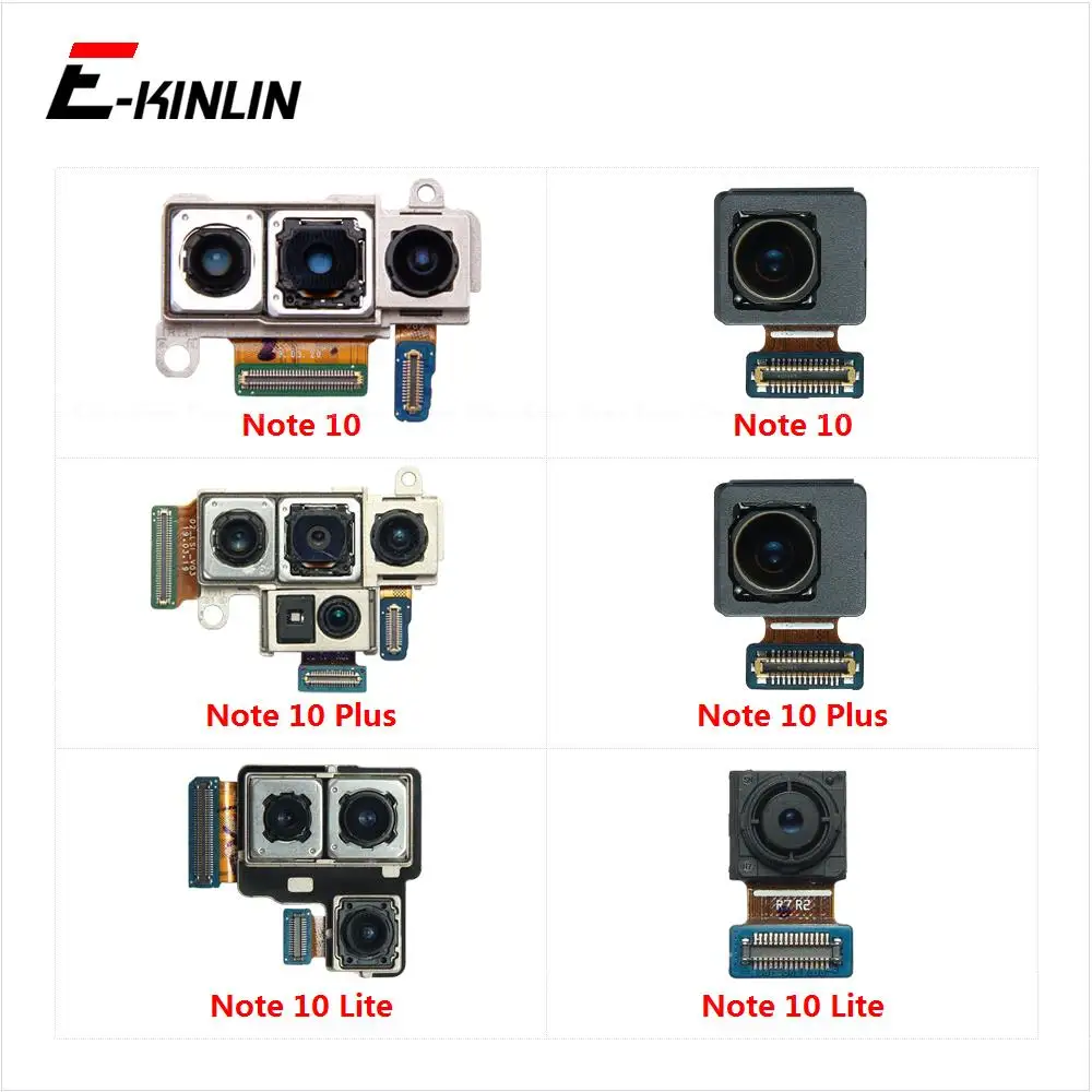 

Back Rear Main Camera For Samsung Galaxy Note 10 Plus Lite Selfie Front Camera Flex Cable Repair Parts
