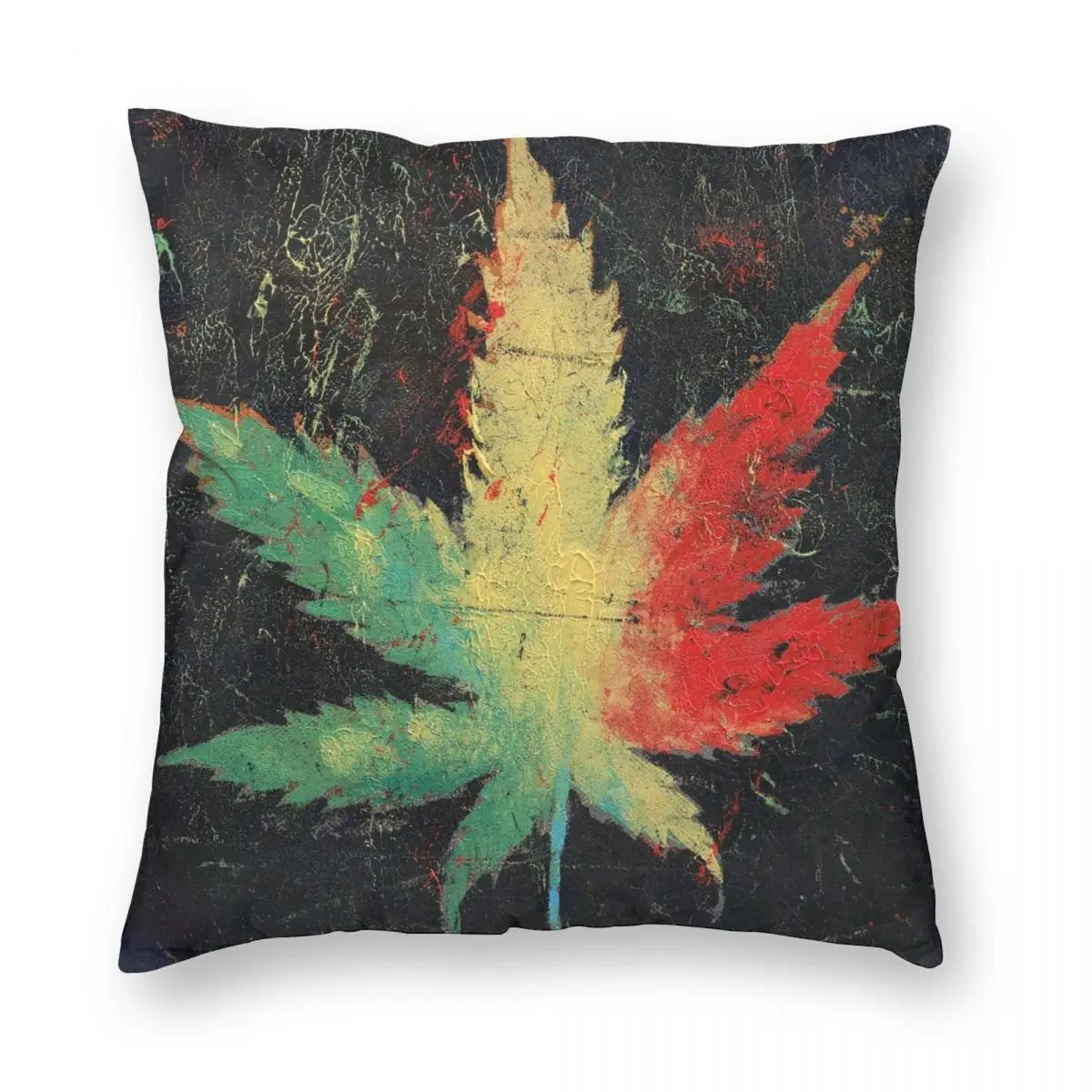 

Чехол-наволочка с рисунком листьев, 18 дюймов