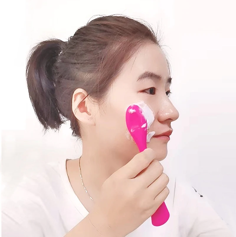 Щетка для чистки лица двусторонняя силиконовая маска щетка смешивания грязи