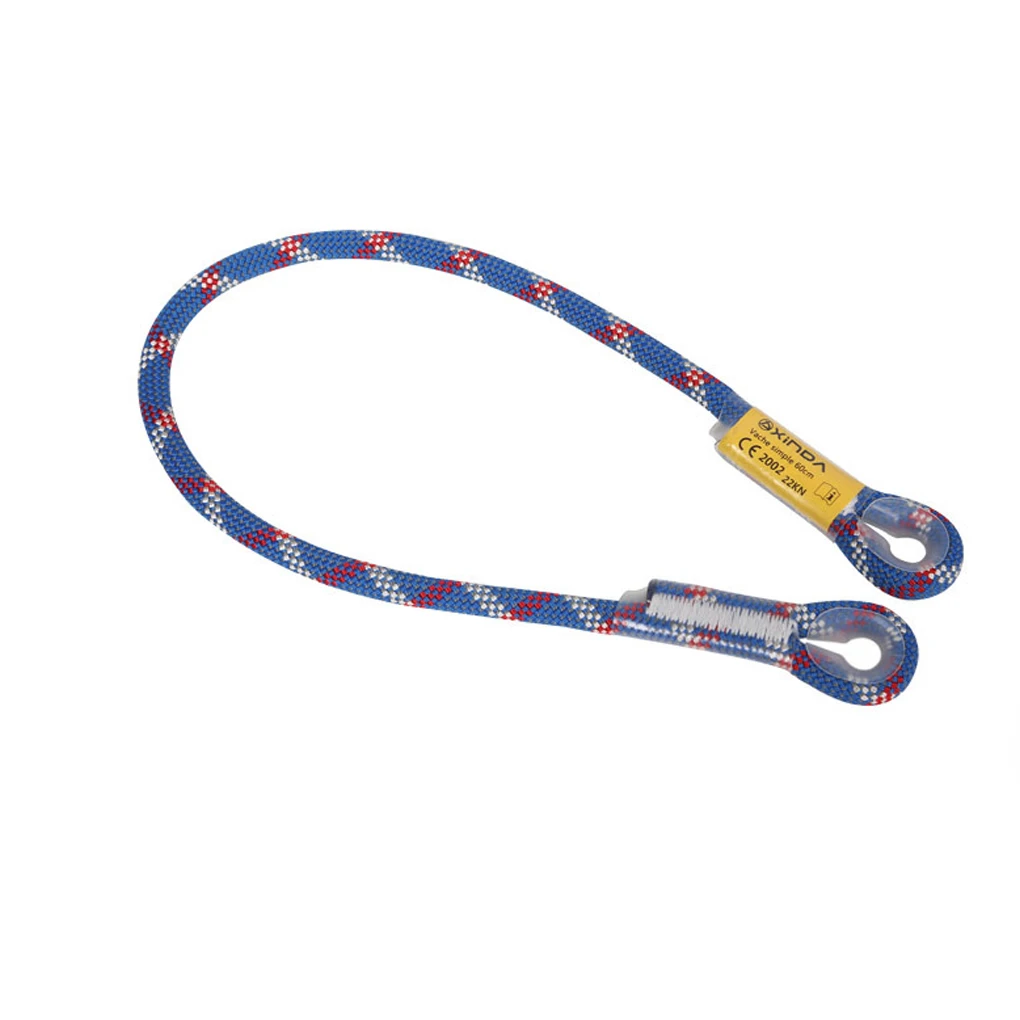 

Climbing Rope Static Lanyard Protective Sling Mountaineering Tool High-strength Multipurpose Stability More Secure 60cm