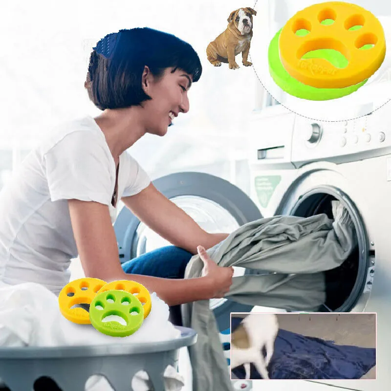 

New Pet Sticky Hair Remover Silicone Self-cleaning Pet Cotton Hair Catching Collector Clothes Household Cleaning