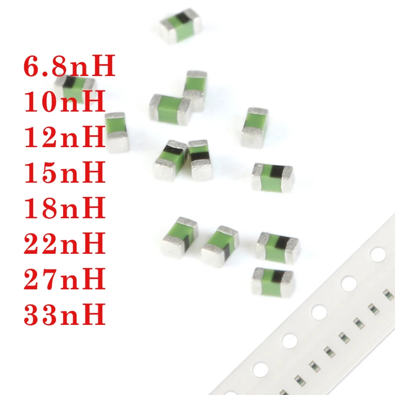 

100Pcs/Lot 0402 SMD Inductor Error 5% 6.8nH 10nH 12nH 15nH 18nH 22nH 27nH 33nH All Series