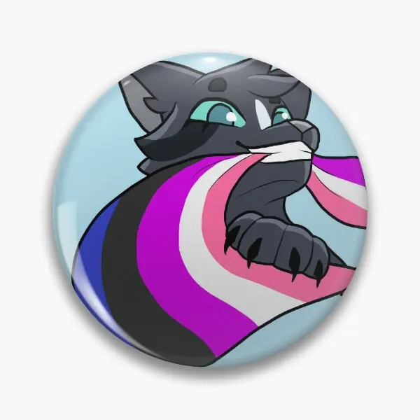 Мягкая булавка для пуговицы Genderfluid Rushwind Pride лацкана креативное забавное