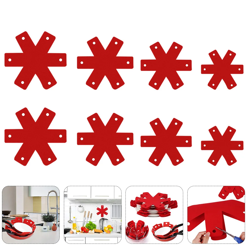 

Sauce Pan Stacking Protectors Felt Fry Pan Protectors Saucepan Protectors