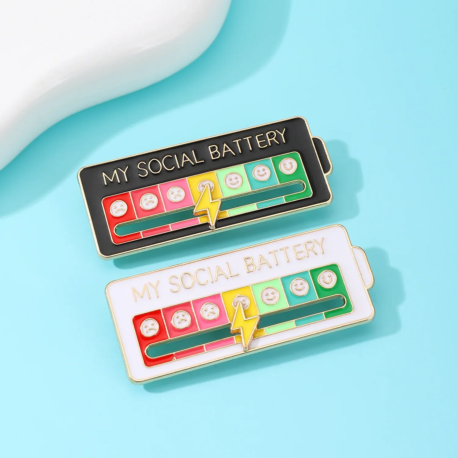 Брошь Моя социальная сила преобразование настроения персонализированный