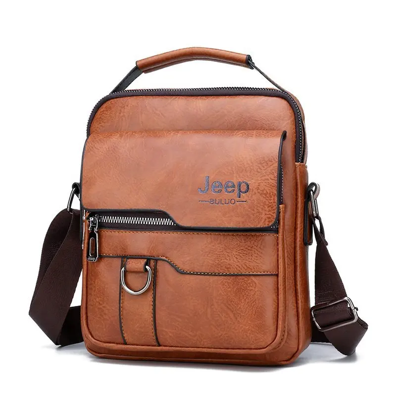 Luxury Brand Men Crossbody Messenger Bags Business Casual Handbag Male Spliter Leather Shoulder Bag Large Capacity bolsos purse