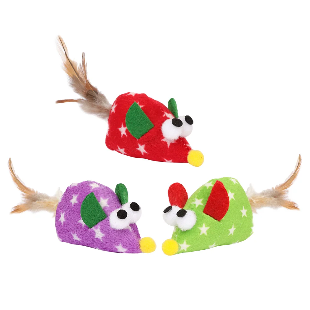 

3pcs Kitten Molar Toys Interactive Cat Playthings Funny Chew Toys for Cat