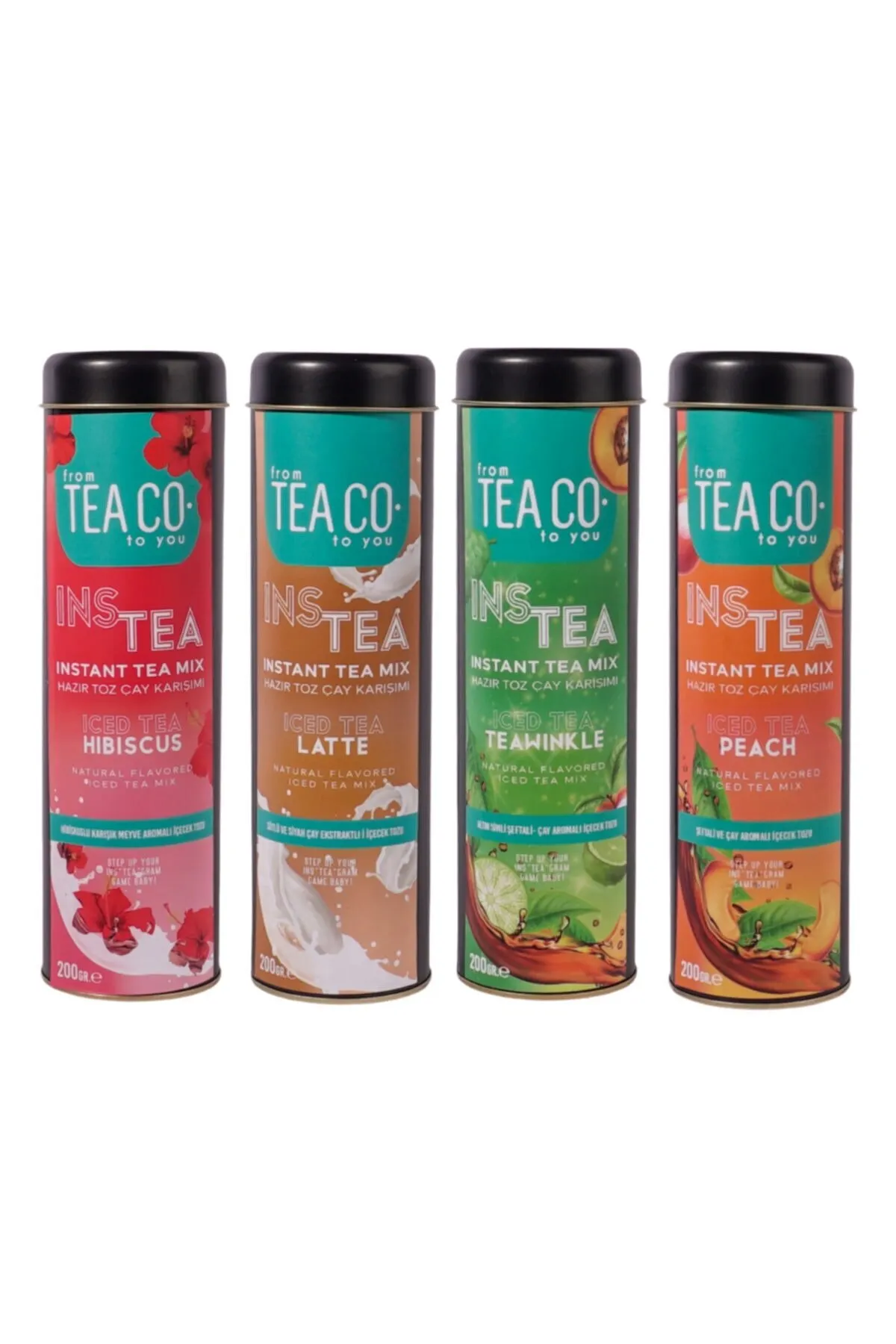 

Чай Ins Seti Hibiskus, персиковый черный чай, золотой пыльный черный чай, чай, молочный чай в порошке