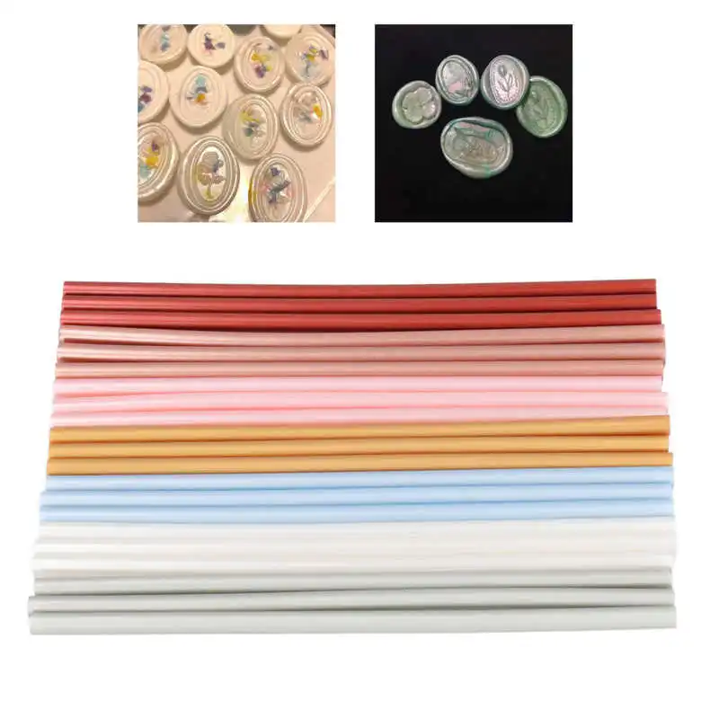 

21Pcs Hot Glue Sticks 7x200mm Strong Adhesion Nontoxic Eco Friendly Wide Application Glue Gun Sticks for DIY Tool