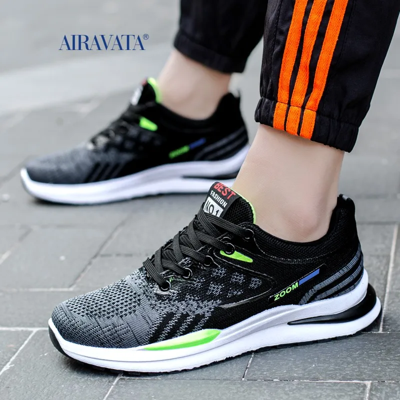 Men Fashion Casual Shoes Vulcanized Shoes Trend Casual Sports Shoes Thick-soled Breathable Running Shoes Man Walking Shoes New