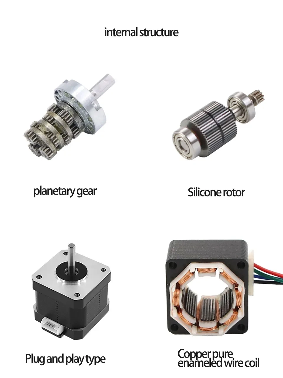 Шаговый двигатель с планетарной коробкой передач 28GP-28ST Червячный редуктор NEMA11
