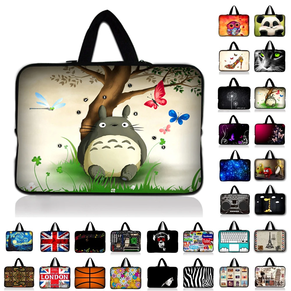 

Women Men's Laptop Carry Handle Bag 10 12 13 14 15 17 15.6 13.3 inch For Macbook Acer Sony Dell Lenovo HP Shockproof Cover Pouch