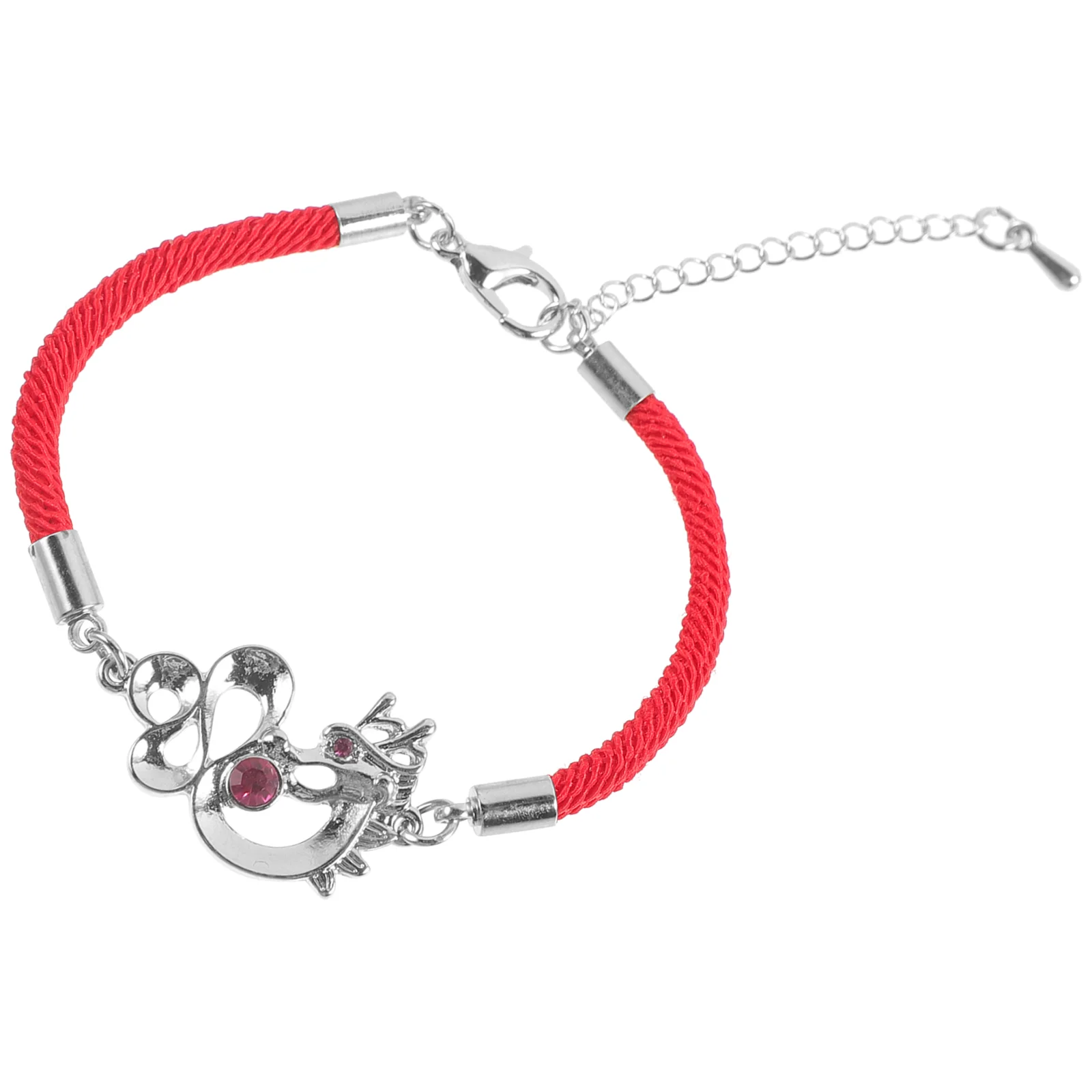 

New Year Bracelet Red Rope Bracelet Dragon Charm Bracelet Wrist Jewelry Decor