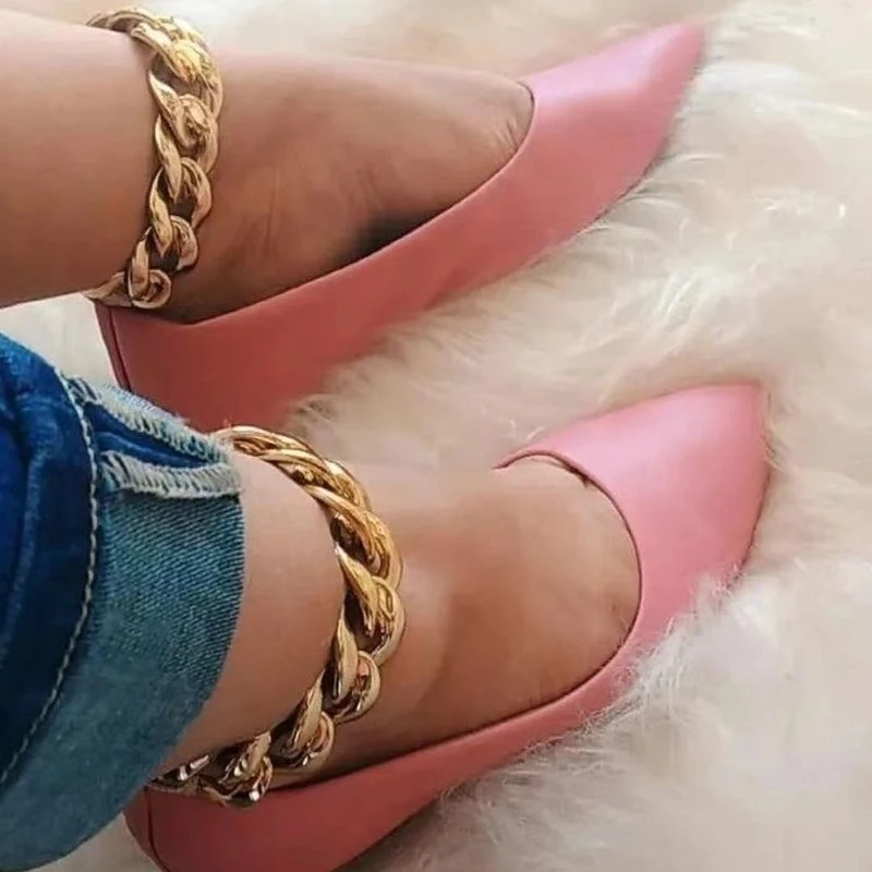 

Matte Flat Shoes Women Patent Leather Shallow Mouth Pointed Toe Elegant Stiletto Shoes High Heels Large Size Women's Flats