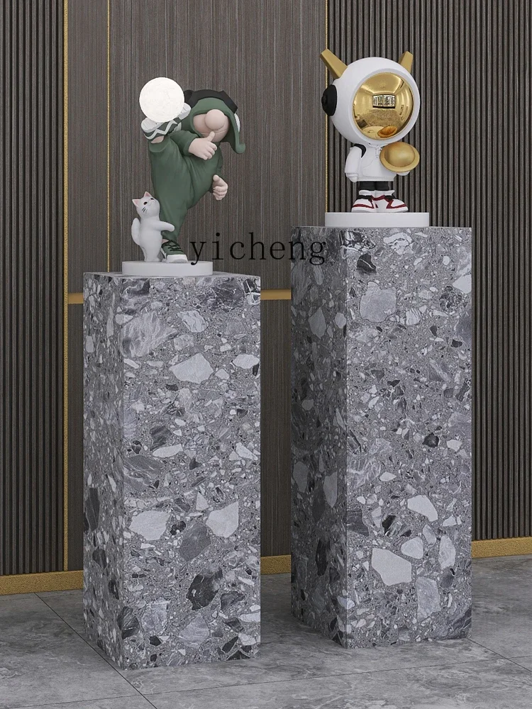 ZWS матовая Ремесленная скульптура орнамент базовая каменная плита стол простая