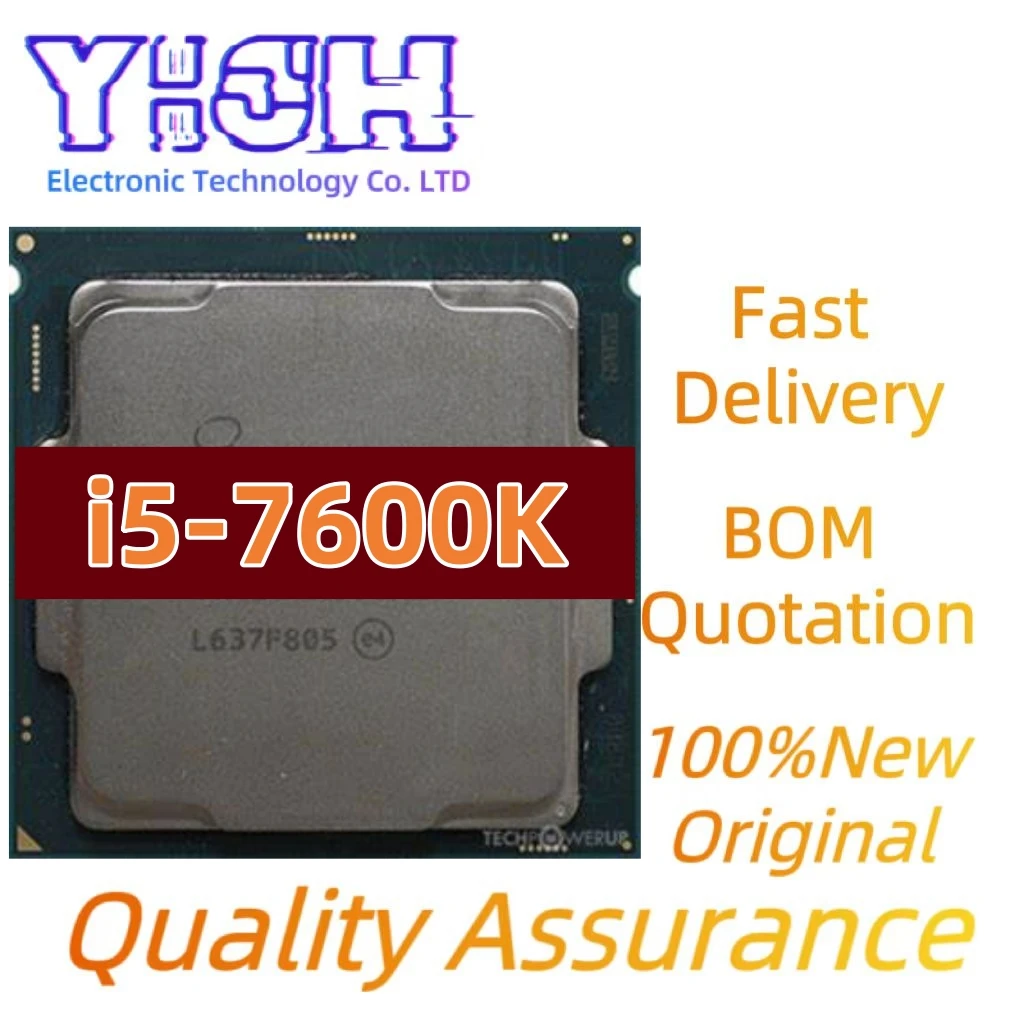 I5-7600K SR32V 4 ядра 4 потока FCLGA1151 i5 7600 K i5 7600 K 14 нм 3,4 ...