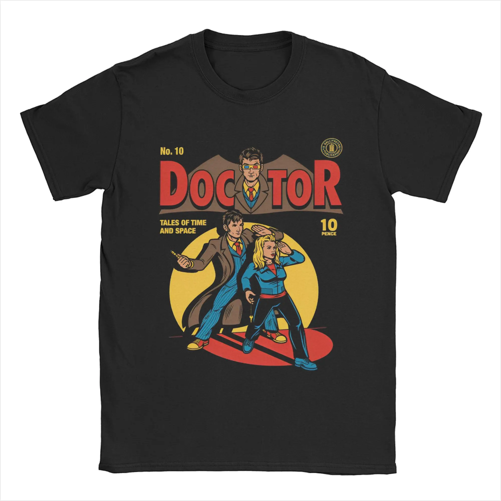 Dr Who Godfather Doctor T Shirts Men Women's Pure Cotton Fun T-Shirts Crewneck Tee Shirt Short Sleeve Clothing Summer