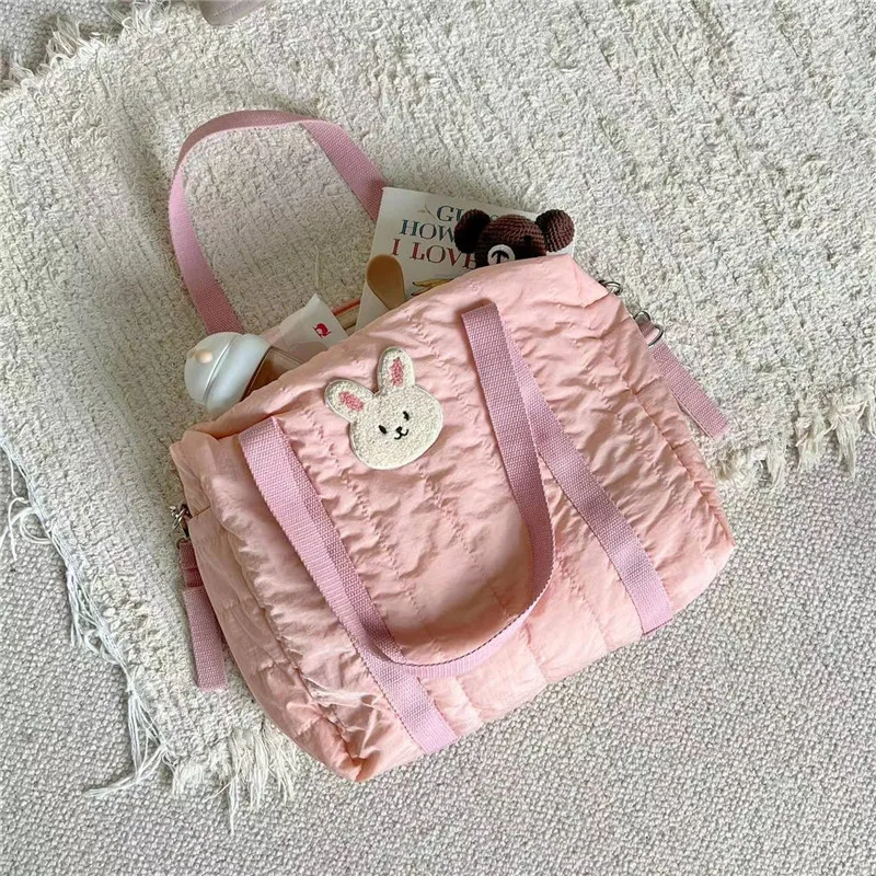 Cute Bear Embroidery Baby Bags Diaper Bag Nappy Cart Storage Mummy Maternity Bag for Korean Newborn Diapers Toys Organizers