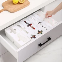 white cross mouth storage box kitchen bathroom small items cosmetics paper towels sundries classification household necessities