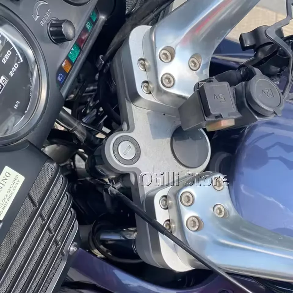 Фото Серебряная подставка руля для BMW R1200RT R1150RT R1100RT R1100R R1150R R 1100 1150 1200 RT R, аксессуары для мотоциклов, запчасти №4