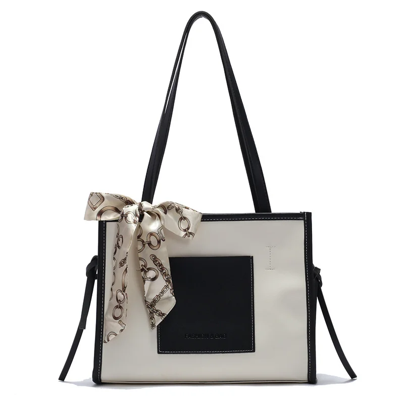 

Women's Bag Shoulder Handbag New Casual Square Plaid PU Soft Leather 2023 Large Capacity Fashion Ladies Wallet Commuter Tote Bag