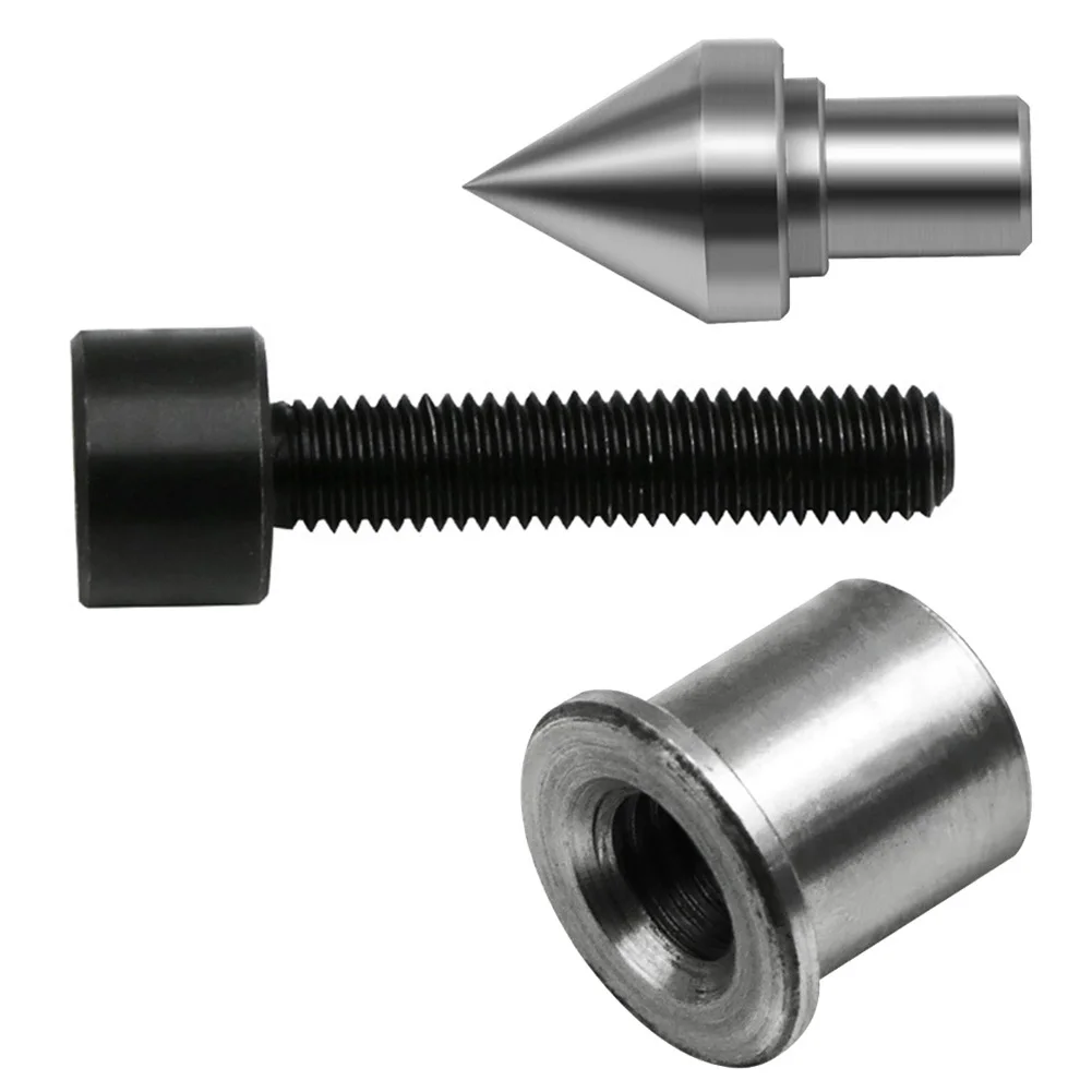 

Bead Machine Rotary Thimble Rotary Thimble Retractable Tailstock Top Woodworking Lathe Rotary Thimble Tailstock DIY Bead Machin