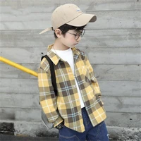 boys babys blouse coat jacket outwear 2022 retro spring autumn overcoat top party high quality childrens clothing