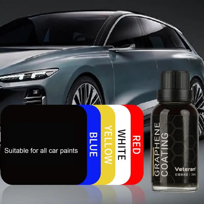

Automotive Protective Ceramic Coating Agent 30ML Graphene Coating Hydrophobic Layer Polishing Paint Scratch Prevention auto