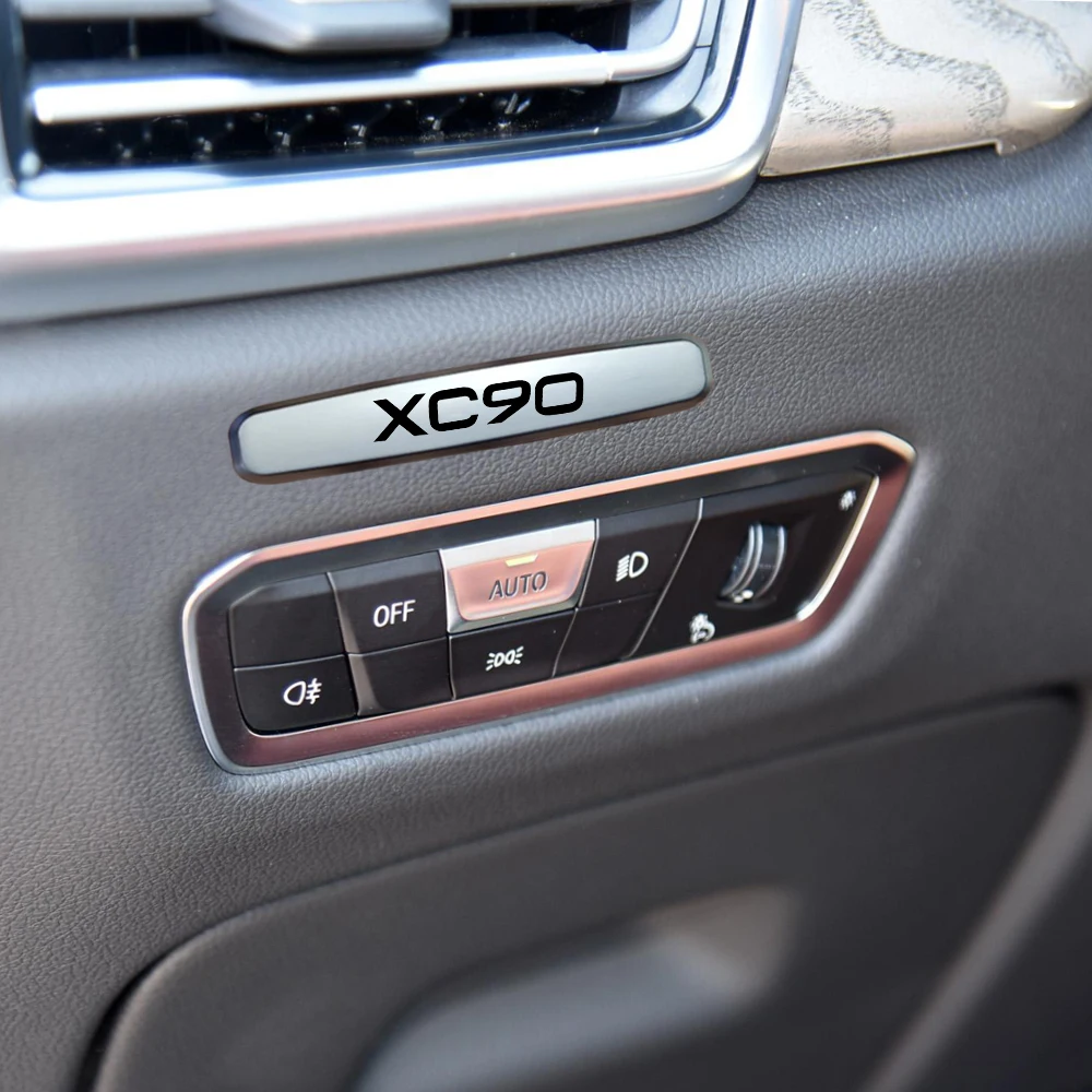 Металлическая Наклейка С Эмблемой Автомобиля Для Защиты Спинки Сиденья Volvo