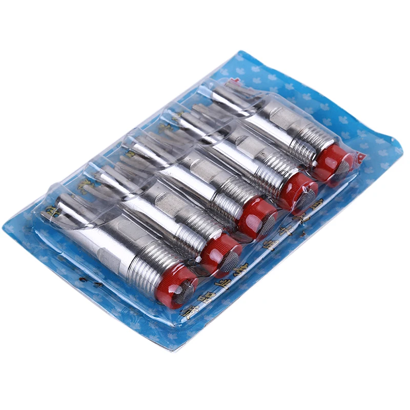 

5pcs/set Farm Water Dispenser Feeding Stainless Steel Nipple Automatic Portable Drinking Fountain Tool Livestock Supplies
