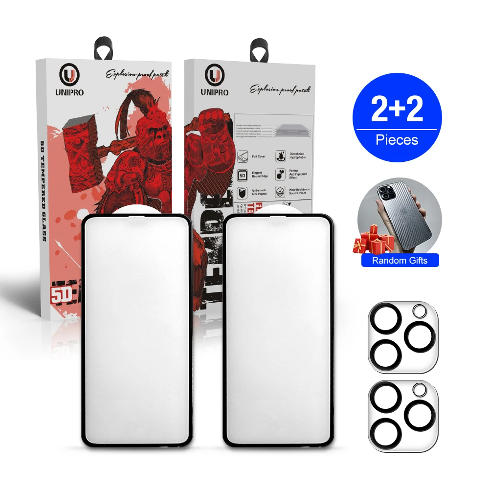

4 в 1 закаленное стекло для IPhone 14 13 12 11 Pro Max 13 12 Mini защита для экрана пленка для объектива камеры для IPhone 14 Plus стекло