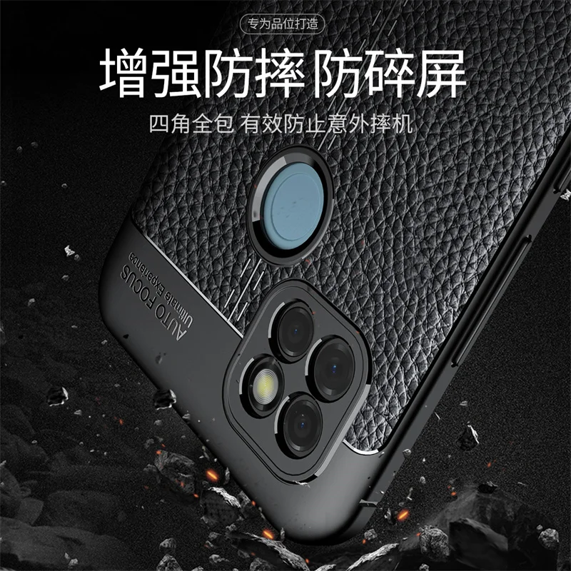 For OPPO Realme C21Y Case Cover For Realme C11 2021 C21 C25Y C21Y Capas Shockproof Soft TPU Leather For Fundas Realme C21Y Cover