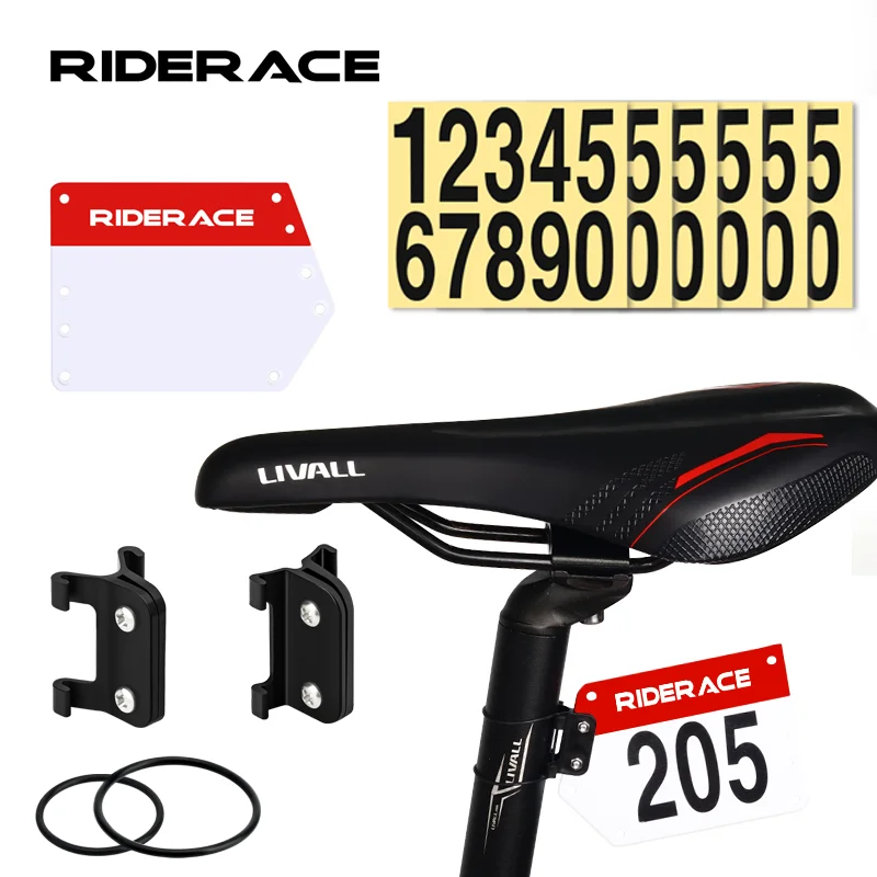 Фото Держатель RIDERACE для Крепления номерного знака для горных и дорожных велосипедов №1