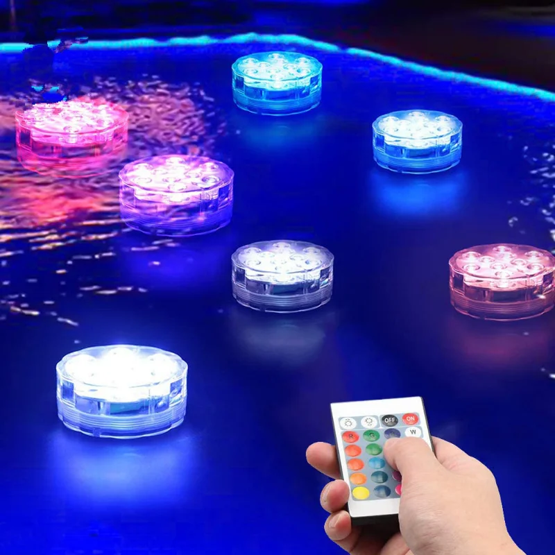 Погружной подводсветодиодный светодиодный светильник s RGB 10 светодиодов